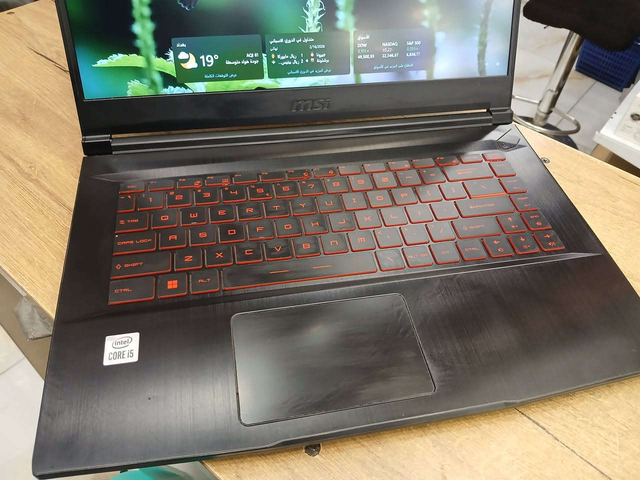 السلام عليكم
السعر ٨٠٠ الف وبيها مجال العنوان بغداد ***********
لابتوب كيمنك اسوس الموصفات 
Ram 16 g ddr4 3200 
Cup i5 10500 H 2.50ghz
Vga RTX 3060 6G
Hard m.2 512
Lcd 15.6 full hd 144 h
