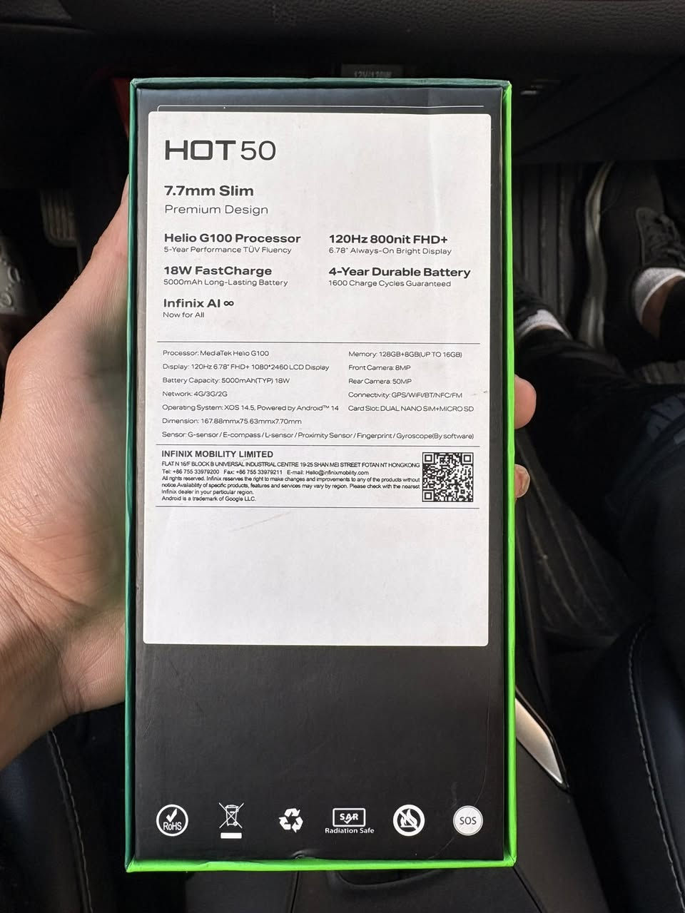 انفنكس ذاكره ١٢٨ جهاز جديد قبل يومين اخذته ب ١٧٠ للبيع السعر ١١٠ المكان الزعفرانيه ***********
