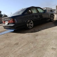 BMWللبيع 525مسكر اوتو رقم سليمانيه بطاقه بانزين موديل1990 محدث93 بيها ...