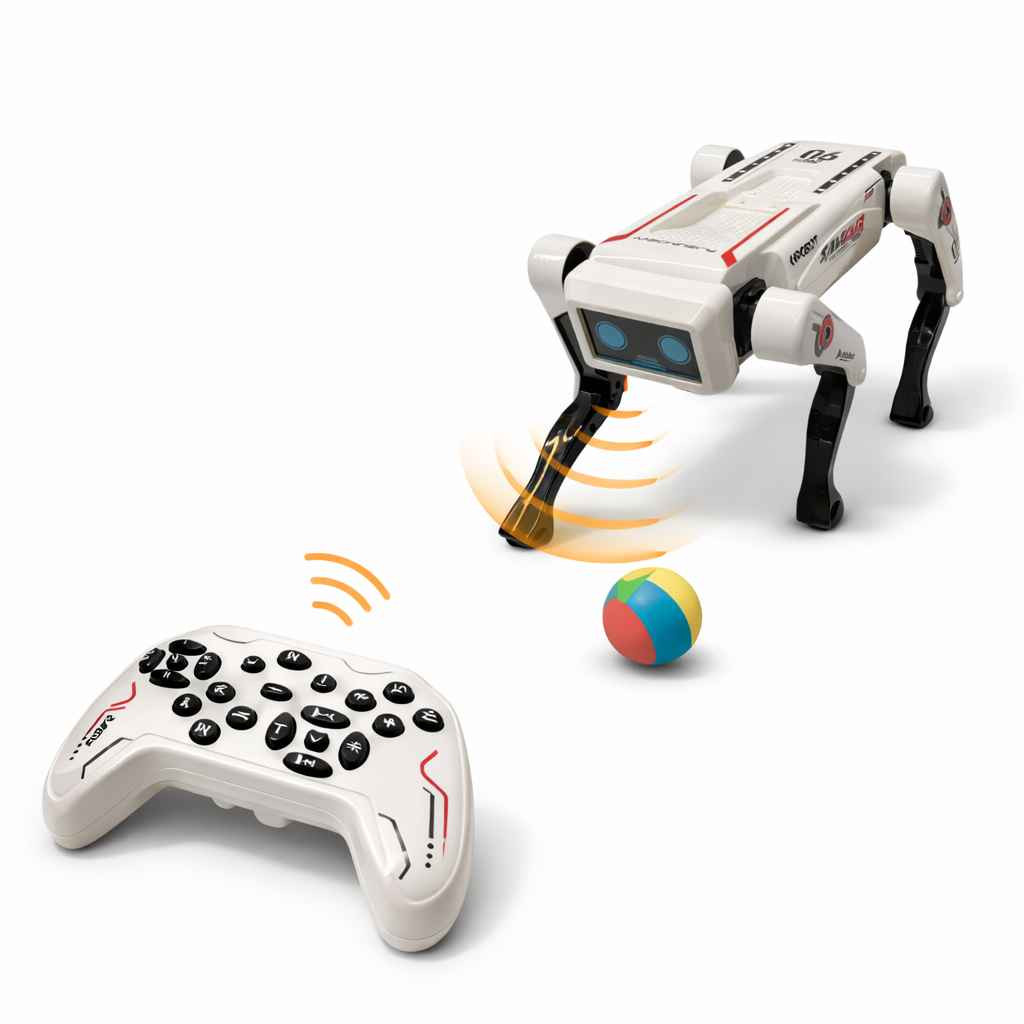 روبوت الكلب الذكي AI ROBOT – تحكم عن بُعد 2.4GHz مع أوامر صوتية

روبوت كلب تفاعلي يعمل بالتحكم عن بُعد بتقنية 2.4GHz، مصمم للحركة واللعب وتنفيذ أوامر متعددة مع إضاءة وموسيقى.

 • يعمل بتحكم عن بُعد بتردد 2.4GHz لسهولة التحكم بالحركات.
 
• يدعم الأوامر الصوتية (Voice Control) والتفاعل المباشر.
 
• مزود بخاصية البرمجة لتنفيذ الحركات حسب تسلسل الأوامر.
 
• حركات متعددة مثل: التقدم للأمام، الالتفاف، الجلوس، النهوض، والانحناء.
 
• يحتوي على موسيقى، رقصات ديناميكية، وإضاءة جذابة.
 
• يدعم وضع الدورية التلقائية (Auto Patrol) ووضع الاستعراض (Stunt).

 • ريموت كنترول 2.4GHz
 • تحكم صوتي
 • الفئة العمرية: 8 سنوات فأكثر
 • الروبوت: بطارية ليثيوم قابلة لإعادة الشحن 3.7V 
 • الريموت: 2 × بطارية AA 1.5V

الملحقات:
 • جهاز تحكم عن بُعد
 • بطارية ليثيوم قابلة لإعادة الشحن 3.7V
 • كابل شحن البصرة, العراق


**إذا كنت صاحب هذا الإعلان وتريد حذفه لأي سبب، رجاءا أرسل رسالة إلى الدعم الفني**