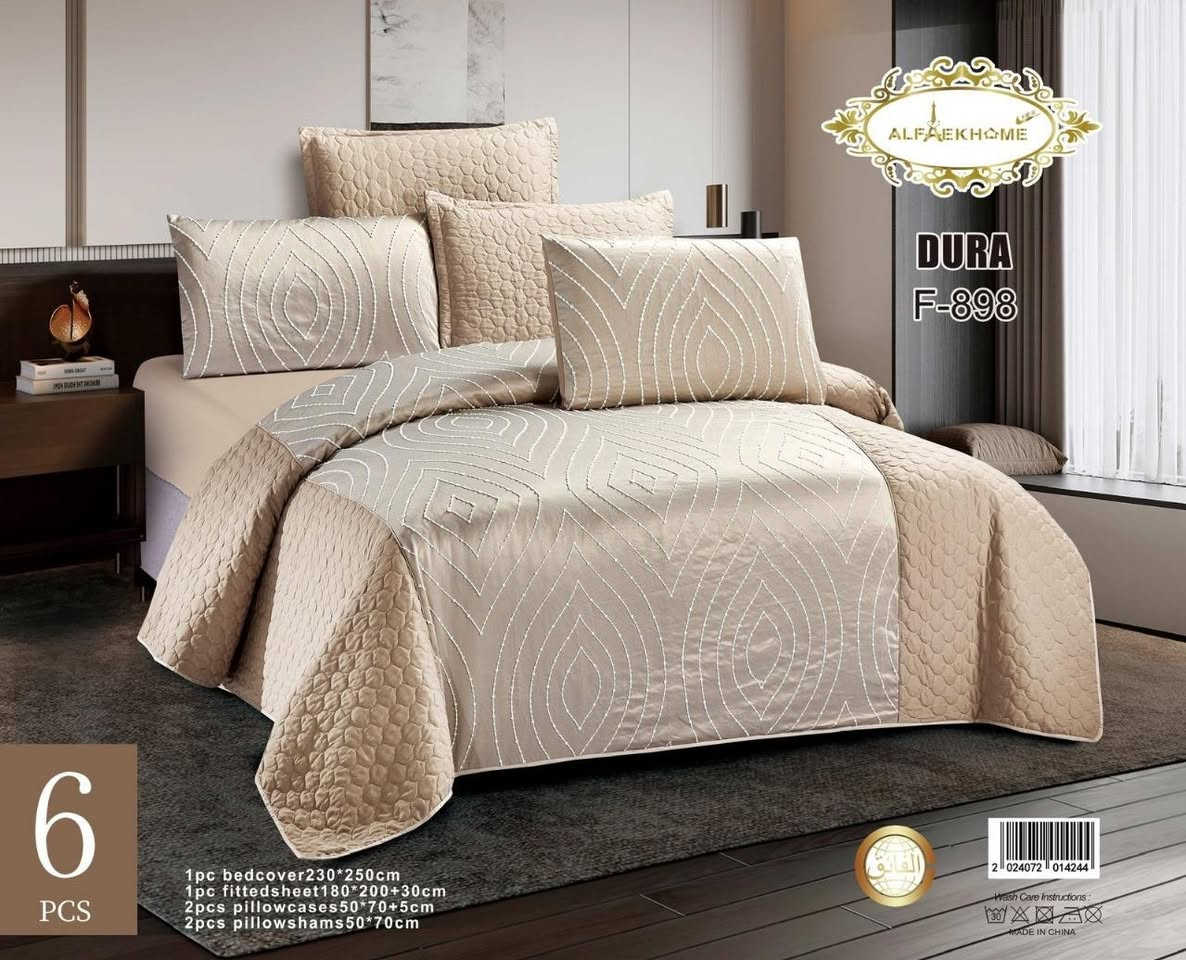#عــــــرض_خـــــــــاص

توفر الان…..
غطوة مقرنصة نفرين ستن ✨( 6 ) قطع
تصميم ساده وجهين، خامة قطنية مريحة وفخمة
ألوان ثابتة ومطابقة 100% للصورة 💯

✔️ قياس كبير 250×230
✔️جرجف تلبيس قياس 180x200
✔️ اربع وجه مخاد قياس 50×70
✔️12 قطعة ب ألوان متنوعة
💥 القماش مكروض (مقرنصه)… 

………………………………………………

#العنوان / صلاح الدين / قضاء بلد - شارع العريض 
                   قرب حلويات احفاد علي الحمداني 

🚕🚕 توجد خدمة توصيل داخل قضاء بلد 
#للحجز_والاستفسار : واتساب ***********
