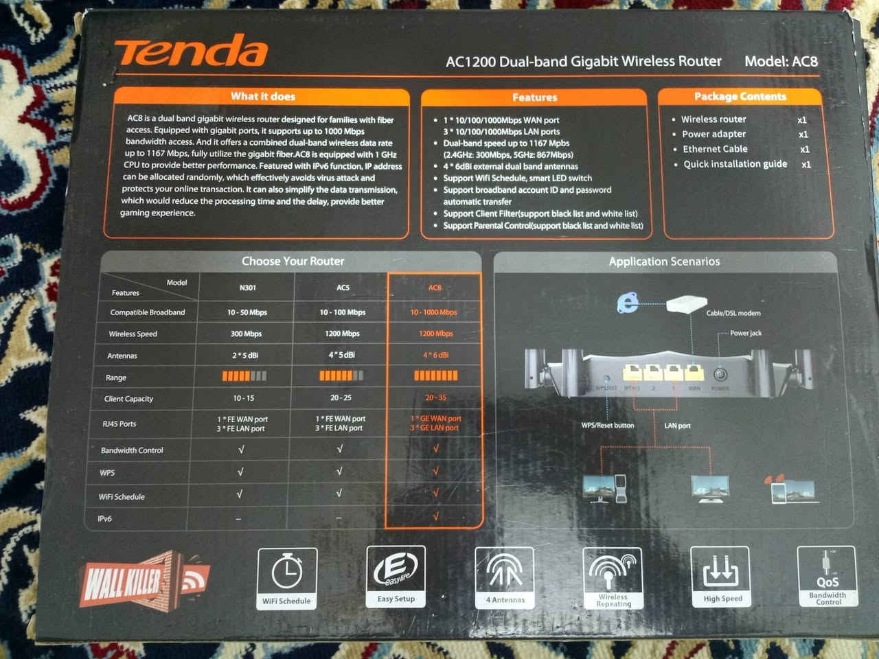 منضومة انترنيت كامله (سعرها 90)
راوتر tenda ac1200 ac8 نضيف حيل استعمال اقل الشهر
نانو نضيف
واير 20متر
مكاني المسيب حي المصطفى 
تواصل رقمي:- *********** اتصال او واتساب
