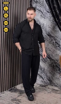 اسود • مقاسات L-XXXL • الشد ١٦ قطعة