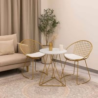 ميز استراحة • حديد فولاذ • ٥٠سم×٦٥سم