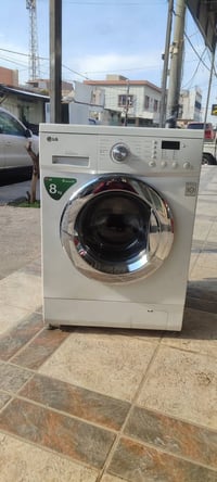 غسالة ال جي • ٨ كيلو • هفلان