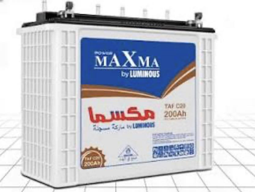 السلام عليكم عاكسة ماكسما ١٥٠٠ VA يعني ٥ امبير صافي 
وبطاريات مكسما 200A عدد ٢ C10 منظومة نظيفة جدا واستخدام قليل السعر المطلوب العاكسة مع البطاريات والقابلوات منظومة كامله ٦٠٠ الف للاستفسار ***********
