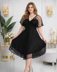دشداشة تركي • اسود • مقاسات XL-4XL
