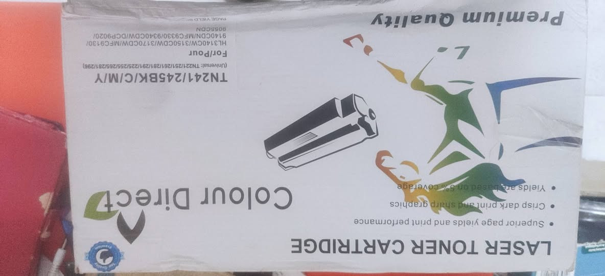 تونرات بالة اصلية 
احبار البرذر الباكيت بي 3 الوان عدا الاسود ماموجود 
اللي يريدهم يدفع سعر


**إذا كنت صاحب هذا الإعلان وتريد حذفه لأي سبب، رجاءا أرسل رسالة إلى الدعم الفني**