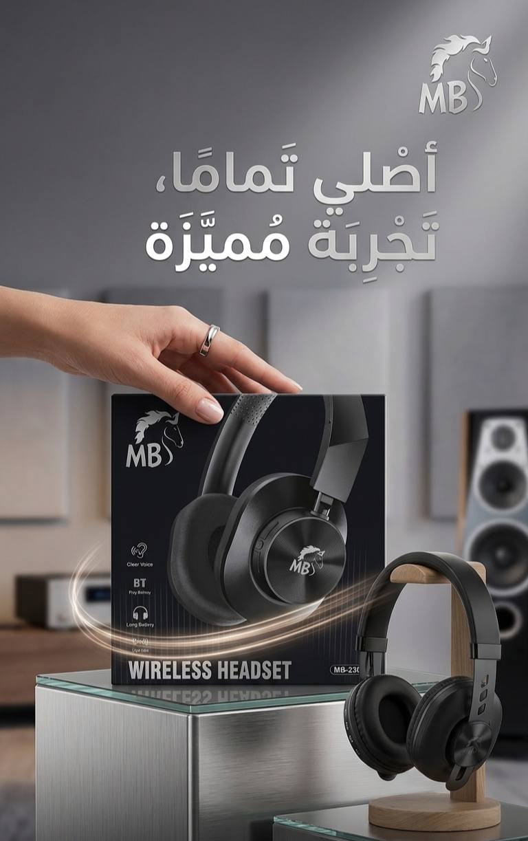 🎧 سماعة WIRELESS HEADSET (MB-229) الأصلية!
​استمتع بنقاء الصوت وقوة الأداء مع التصميم العصري المريح.
​✨ أبرز المواصفات والمميزات:
​عمر بطارية طويل: تصل إلى 8 ساعات من التشغيل المتواصل (8H Playable time) لترافقك طوال اليوم.
​صوت احترافي: ميزة Extra Bass لتجربة صوتية عميقة وقوية ومحيطية.
​راحة فائقة: تصميم مريح جداً للأذن والرأس (Comfortable wear) يضمن لك استخداماً مطولاً دون أي إجهاد.
​اتصال لاسلكي مستقر: حرية كاملة في الحركة بدون أسلاك ومشاكل تشابك.
​🌟 الجودة الأصيلة
​"فووووول أصلي" 💯 - خيارك الأول للجودة والمتانة والصوت النقي الذي تستحقه.

#السعر 25 الف
يوجد خدمة توصيل 🚛


**إذا كنت صاحب هذا الإعلان وتريد حذفه لأي سبب، رجاءا أرسل رسالة إلى الدعم الفني**