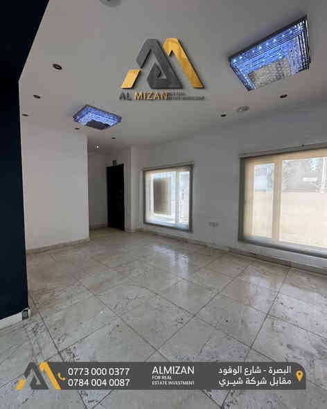 ⚖️ الـمـيـزان للاسـتثمـار والتطوير الـعقـاري ⚖️

منزل حديث للايجـــــار 

📌في مدينة سعفة البصره السكني
ركن على شارع 20 متر 

ا🔸لمواصفات:
 المساحة  250 متر 
يحتوي على 5 غرف منام 
استقبال
صالة
مطبخ 
صحيات 
حديقة وكراج
بناء حديث 

يلائم الشركات وسكن الموظفين

🔸بدل ايجار : 20 $ ورقة 
قابل للتفاوض 

نعمل لايجاد افضل العروض العقارية لكم

⚖️⚖️⚖️⚖️⚖️⚖️⚖️⚖️⚖️⚖️
🔹الفيس بوك 
‏(https://www.facebook.com/profile.php?id=61552046311066&mibextid=LQQJ4d)
🔹الانستكرام
https://www.instagram.com/almizan_iq?igsh=MWl5ZzVqZTBkYTJobQ==
🔹التليجرام
‏almezan_real
🔹التيك توك
https://www.tiktok.com/@almezan_real?_t=8hFjVbhQp2z&_r=1
السوق المفتوح 
( الميزان للاستثمار العقاري ) 
  🔶 أرقام المكتب
      🔹 *********** 
     🔹 *********** 
📌البصرة - شارع الوفود - مقابل معرض شيري للسيارات
