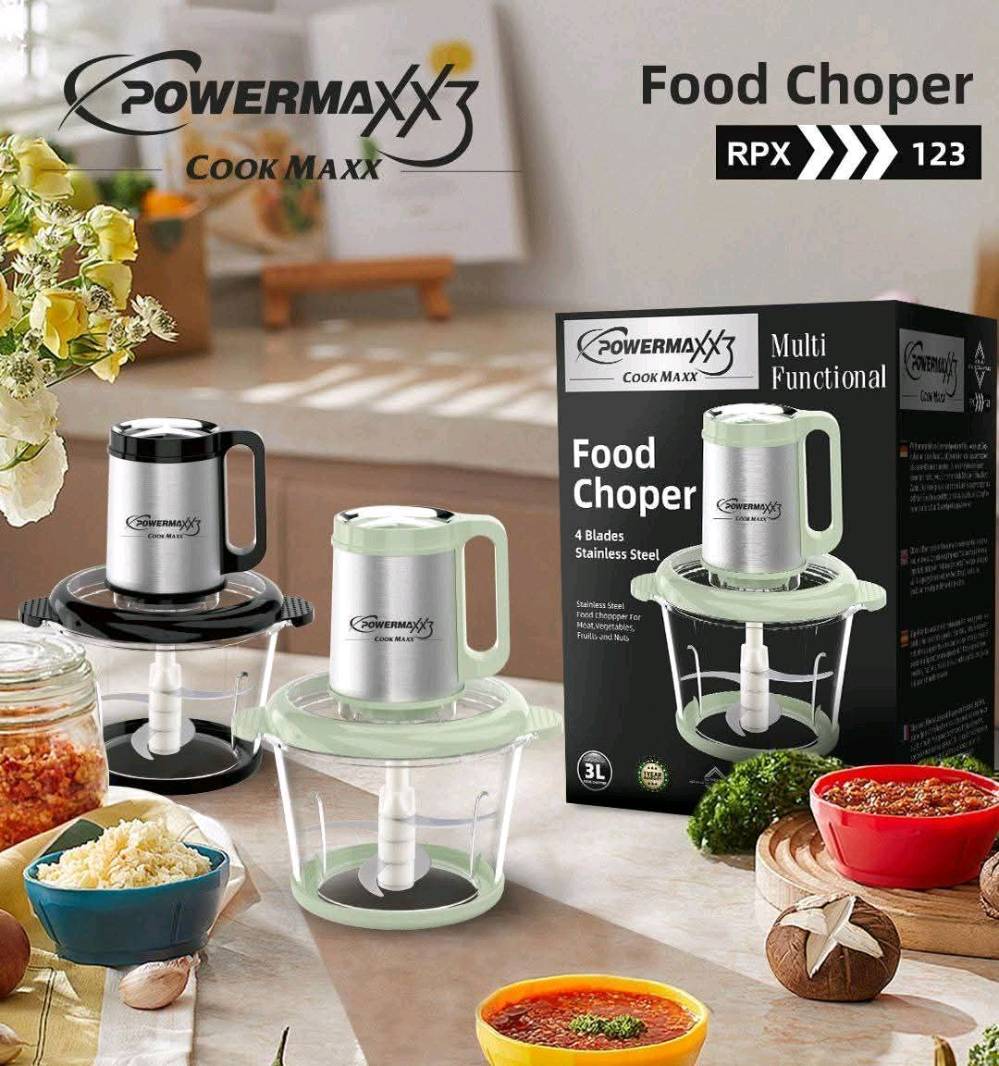 محضرات طعام بمختلف الاحجام توفرت من جديد 
ماركة باورماكس الألمانية العالمية بكفالة الضمان الحقيقي 
موديلات واحجام مختلفة 3 لتر /5لتر/6 لتر ستيل وزجاج 
 ملف نحاس 100% ودشالي حديد عكس باقي الانواع 
بقوة 1200 واط حقيقي قدرة عالية جدا 
كل محضرة تحتوي على ملحقات مقشرة ثوم
وخفاقة لبن وكريمات ✔️✅✔️
كرت ضمان لمدة سنة من تاريخ الشراء 💯 
اجهزة اوربية صنعت لتناسب مطبخك باداء قوي
وعمل كفوء ماركة POWERMAXX3 🇩🇪💫 

للطلب والأستفسار مراسلتنا 📩📨 
او التواصل على الرقم ☎️📞 
واتساب *********** 
التوصيل لجميع المحافظات 🇮🇶 

