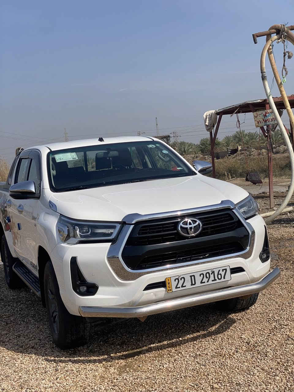 سلام عليكم للبيع تايوتا هايلوكس موديل ٢٠٢٢ رقم اربيل كفاله عامة بسمي الاستفسار ***********
