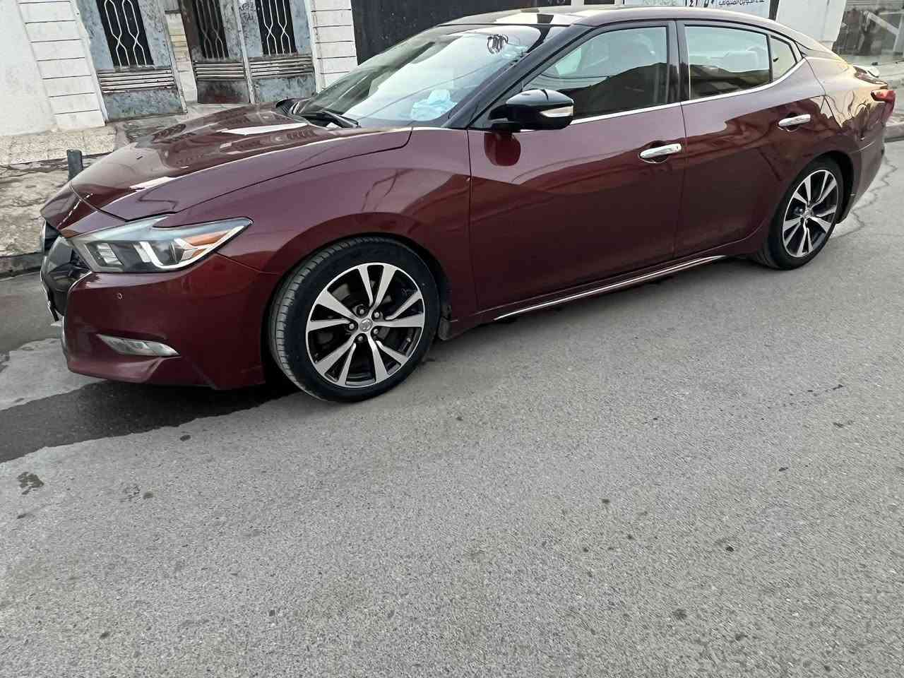 السلام عليكم ورحمه الله وبركاته 
-سيارة نيسان ماكسيما  2016  
-  فول اوبشن مواصفات المعروفة 
- محرك 3000  
 -  بانوراما  
-  شاشة كبيرة تدعم كار بلي واوتو 
كير مبدل مال 13 المرغوب
- الكراسي الأمامية تحكم كهرباء مع الستيرن نظام تدفئة 
-  ابواب بصمة
-رادار امامي وتثبيت سرعة 
-كاميرات خلفية 
-كشنات جلد لون اسود مع الدواخل   
ـ حساسات أمامية وخلفية 
- حادث جاملق يم الساق كدام بدون دواخل 
- وبعد هواية بيها مواصفات
 استخدام شخصي 
- رقم اربيل مكان الموصل 
بيع او مراوس 
سعر 125 
*********** واتس اب
