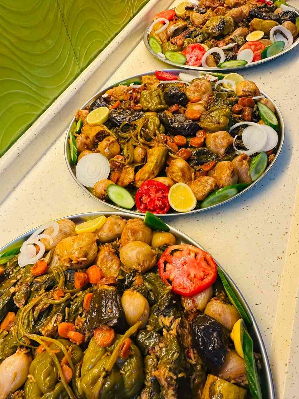 مطبخ ام حبيب 👩🏻‍🍳
تجهيز طلبيات دولمه الف عافيه 
متوفر خدمه توصيل 🚚 
رقم الحجز ***********
