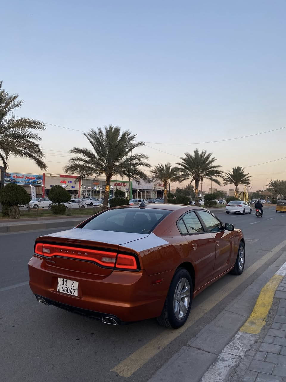 جارجر 2011سياره كلين لون مشمشي مميز جاهزه تخم تاير كير مكينه كله جديده بالعافيه علئ ياخذه عنواني بغداد الشعب السعره اتصل او تدلل رقمي ***********
