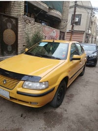 سمند ١٢بدون صبغ وخياس وضربه مقفولة مكينه جديده كيرحداديه نضيفه جدآ بس ...