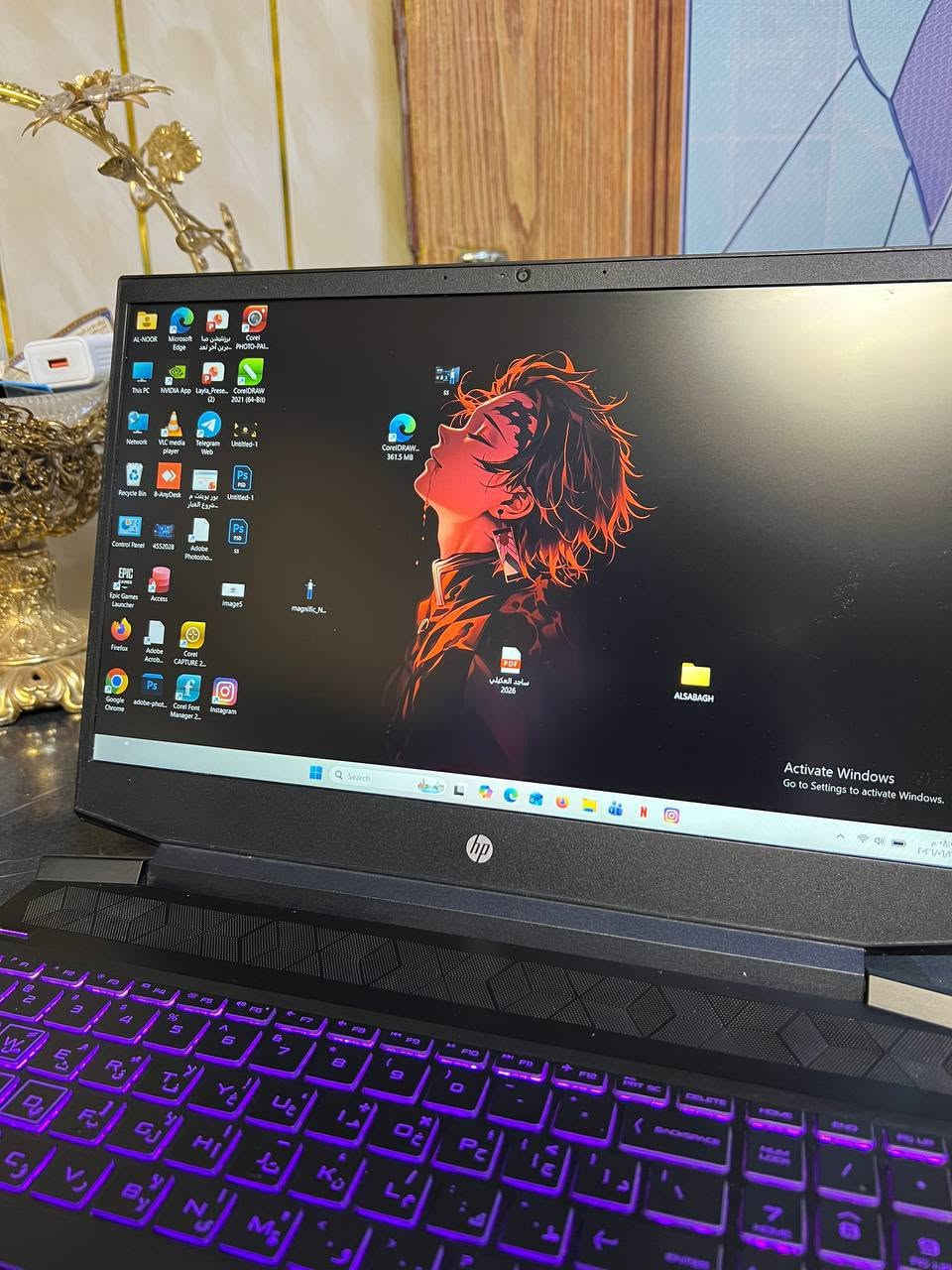🔥 للبيع HP Pavilion Gaming 15
نضافه 90%
✅ الموديل: HP Pavilion Gaming 15-ec2xxx
🔹 المعالج: AMD Ryzen 5 5600H (6 أنوية / 12 خيط معالجة - حتى 4.2GHz)
🔹 كرت الشاشة: NVIDIA GeForce GTX 1650 4GB GDDR6
🔹 كرت مدمج: AMD Radeon Graphics
🔹 الرام: 16GB DDR4
🔹 التخزين: 512GB SSD NVMe
🔹 النظام: Windows 11 Home 64-bit

سعر 800 الف بي مجال بسيط جدا 

🎮 مناسب للألعاب مثل PUBG وGTA V وValorant FC26، وكذلك للمونتاج والتصميم وبرامج الهندسة والدراسة.

لاستفسار اتصل ***********
واتس اب 
او سيم
او تكدر تراسلني خاص 
استعمال شخصي للتصميم فقط
