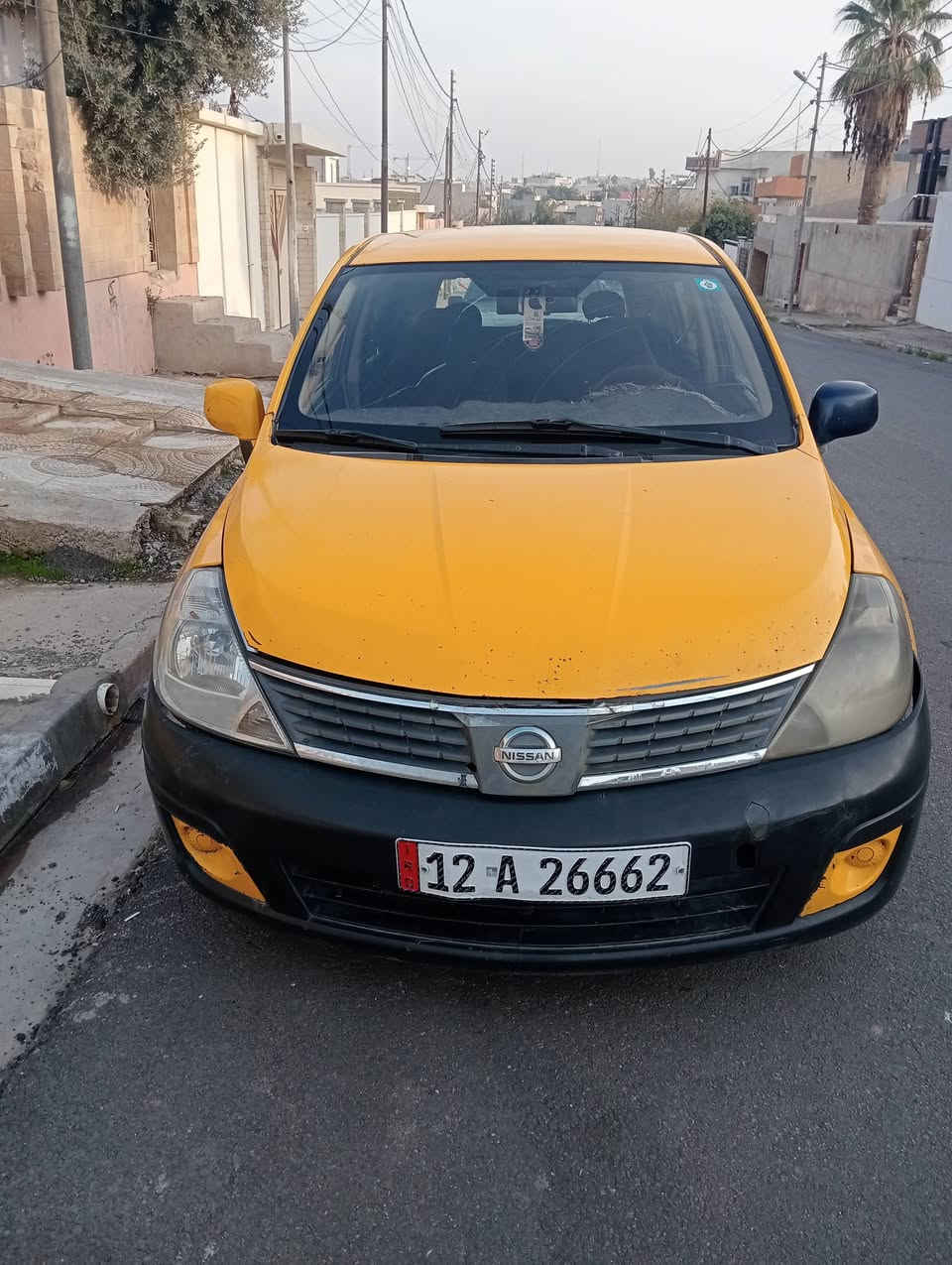 السلام عليكم
سيارة نيسان فيرسا موديل 2009 تكسي سنوية جديدة هيئة صفر كابون بانزين للبيع السعر المطلوب (55) وبيها مجال الاتصال على الرقم ***********
