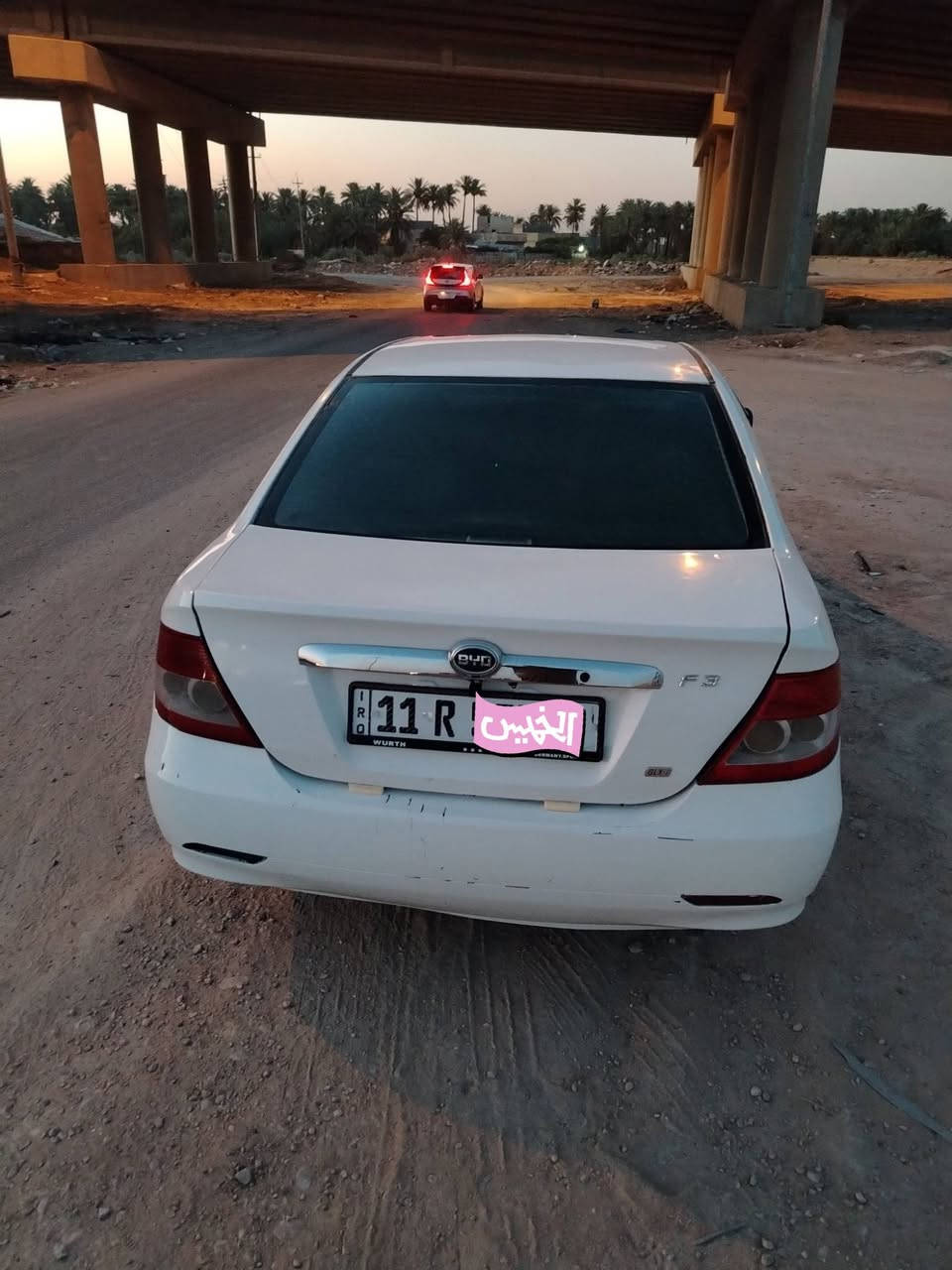 السلام عليكم BYD F3
موديل 2012 كير اوتماتيك  رقم بغداد. بأسمي تحويل ثاني يوم  سنويه لل 30 الهزة بعدهي ما صاقطة لشهر 12 ياله تسقط هزتهة

السيارة معمرة دواير ودوس وبيهة قطعتين مصلحات نفسهن .بدون دواخل لا لغد ولا شاصي  ومصبوغه عام

الصور قبل لا تنصبغ موجودة

سيارة جاهزة من كلشي بدون نقص. اني جناي وياريت ابيعهة لجناي الله شاهد تاخذهة تترحملي عليهة صارف عليهة كلش هواي مجهزهة جوة رجلي مي راديتر زيتي الاصلي 

تبريد ثلج منظومه جديدة  محرك وكير بشرط جدد لا تنقيص ولا تبخير حداديه امامي خلفي تايرات جدد  كهربائيات كلهة شغاله. سنتر لوك ريمونت شاشه تخم سماعات كامرة خلفيه دوارة وكامرة اماميه. لايت زنون ب 200 الف مشتري تخم بردات كويتي اصلي دوشمه وكراسيهة  البلاديات غرفتهة كلش نظيفه بطاين البوب جدد  ارضيه جلد. فتحه شغاله طكتين التنته مدوشمه جلد سيارة خرسه. لا طكطكه ولا وصوصه كلش ناعمه وترايك وين ما يعجبك 

مكان السيارة بابل. الحله

معروضة ب53  وبيهة مجال بسيط

اذا تشوفهة غاليه كلشي اكو بلسوك واسف على الاطاله

رقمي ***********
