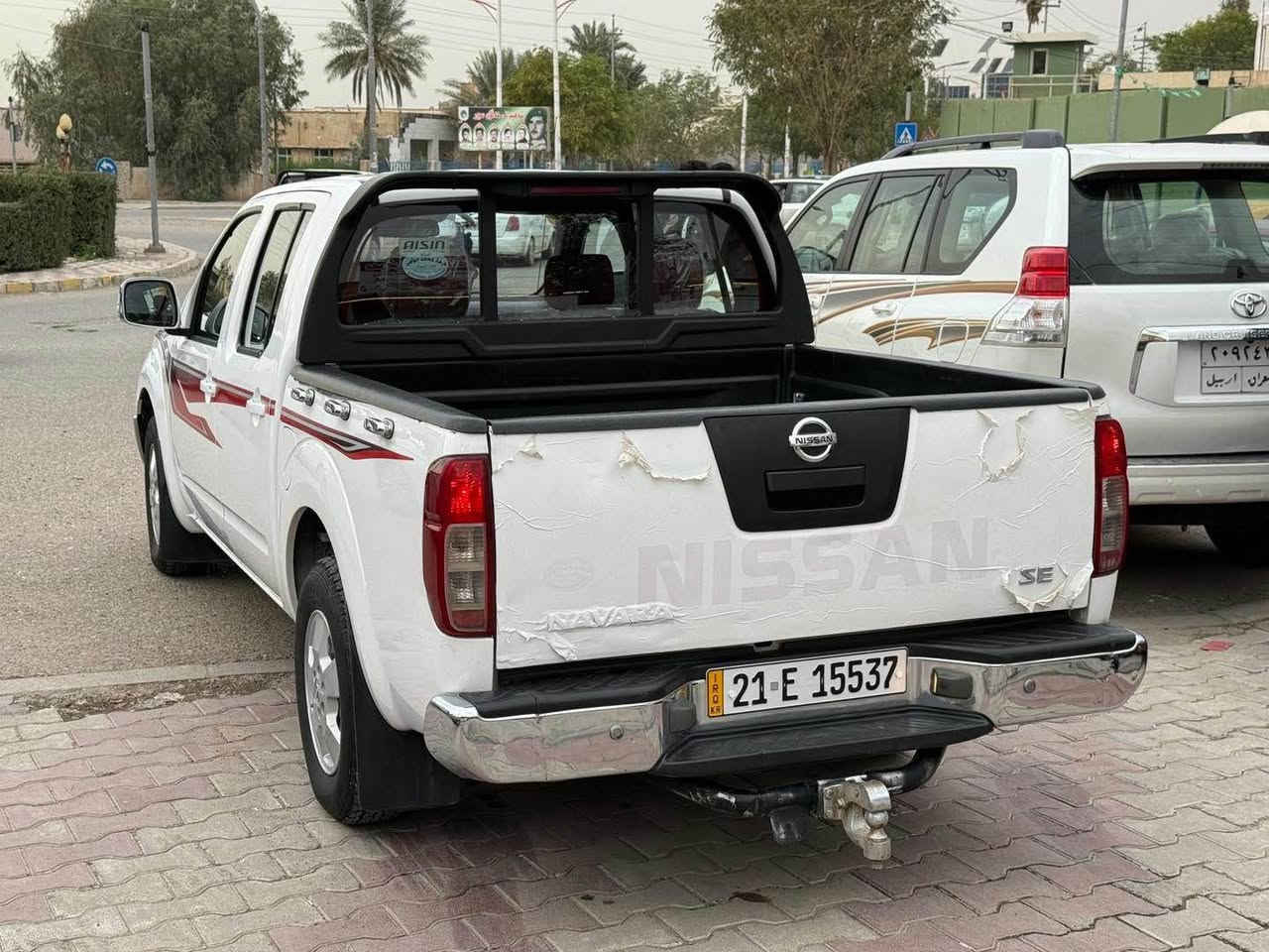 نوع السياره نيسان نافارا 
موديل 2016
كير اوتوماتيك 
محرك كير مكفوله ممفتوح
سياره بدون صبغ فقط بي شبر كارت 
وبي شخطه بلباب وره سكن 
رقم وسنويه جديد تخم تاير جديد
للاستفسار ***********
العنوان ديالى خانقين خناقين, ديالى
