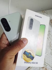 للبيع سامسونك A56 ذاكرة 256 رام 12  دبل سيم كارت الجهاز نضيف جدا  السع...