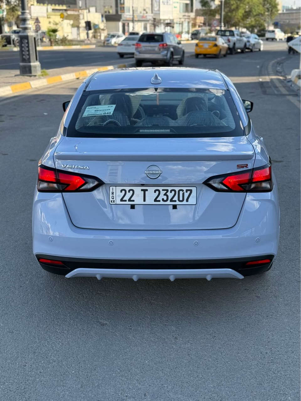 نيسان فيرسا 
موديل: 2023
العداد :22km
السعر : 140$  بي مجال
الضرر : تعديل بارد شبر بل بونيد بدون ايرباك بدون دوخل 

مواصفات SR فولل
- بصمة
- رادار جانبي
_ نقطة عمياء
- رادار امامي
_ توقف ذاتي عند رجوع الي خلف
_ كامره دوار
_تحديد مسار
_ تحكم ستيرن
_شاشة لمس
- لايت ليد+زينون 
_ ويل كروم
_كشنات هيتر
_لون سموكي
_عنوان كركوك
للاستفسار : *********** كركوك, العراق
