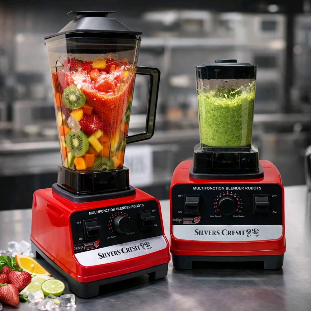 ⚡🥤 خلاط Slivers Creslt SC-1589… قوّة تعتمد عليها!

محرك قوي 5500 واط وسرعة عالية 32000 دورة/الدقيقة لخلط وطحن سريع وناعم 💪

شفرات ستانلس ستيل قوية مع تحكم بالسرعة لنتائج مثالية كل مرة 🔪🎛️

جرة كبيرة 2.5 لتر تكفي كل احتياجك، مع نظام حماية ذكي لأمان أكثر 🔒

اختيارك العملي لكل يوم 🍹