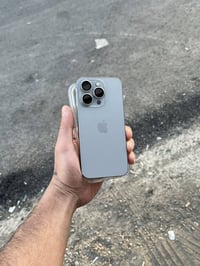 ايفون 15 برو فقط ذاكره 256 دبل خط مبدل فقط بطاريه بصمه واكفه وبطاريه ا...