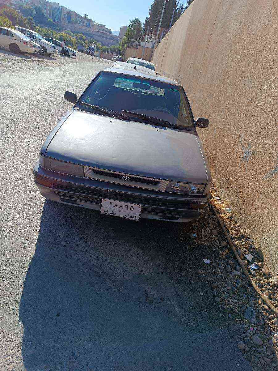 تویوتا کرولا ١٩٩١ سەر سەفحێ کەتی بەس عام سبوخ دفروشم گێر مەکینە هەمی تشت ب شەرت سیارە ژی گێر عادیە سعر ژی ٣٠وەرەقە و مجال و ٢٩٠هزار غرامە سەرە  بەر سعرێ دهێتە خار.... رقم تلەفون *********** دهوك, العراق
