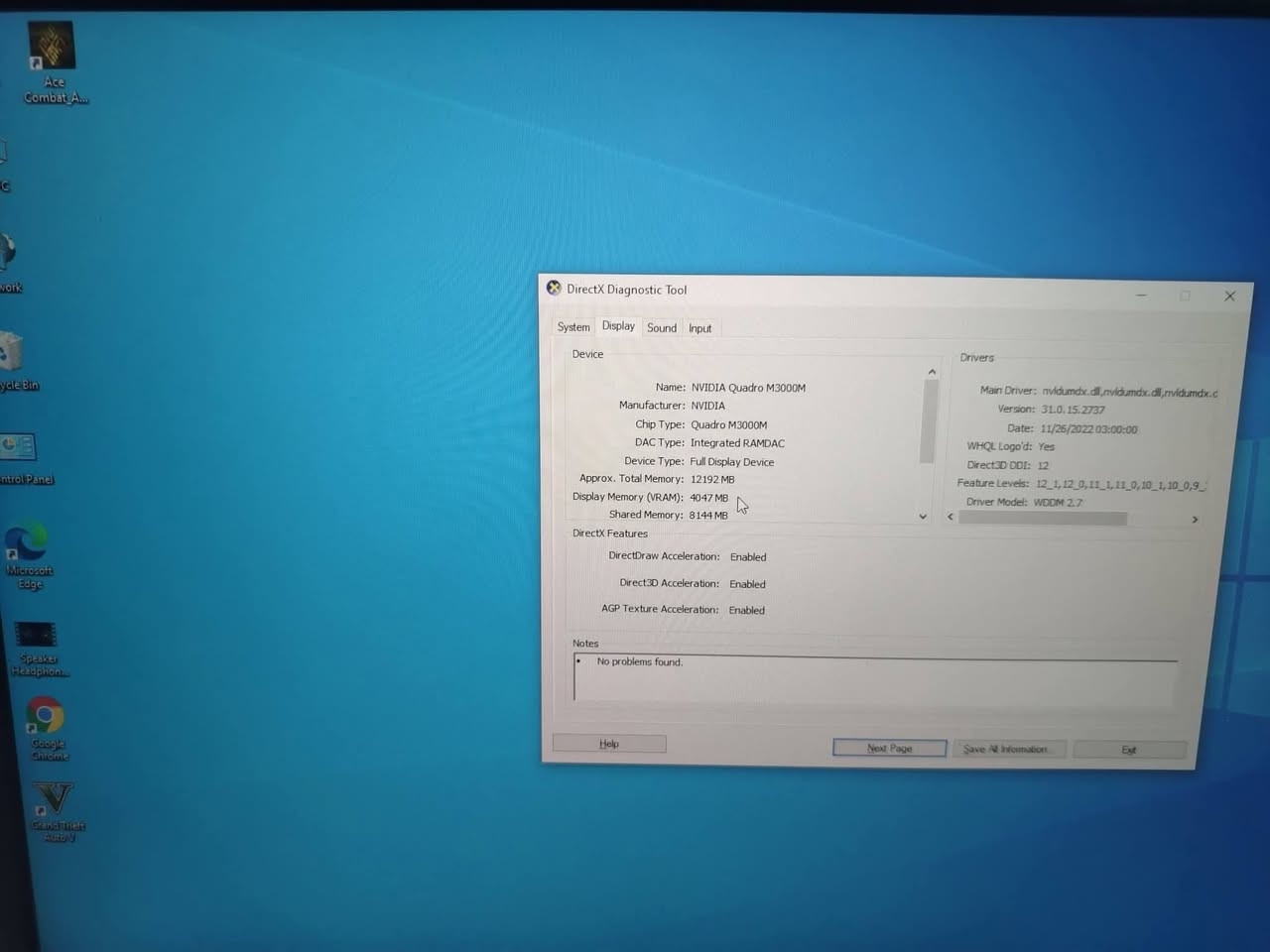 لابتوب للبيع  lenovia 
كورد 7 الجيل 6
رام 16
هارد 256 ssd m2
المعالج فئة HQ
 كارت شاشة خارجي Nvidia Quadro M3000 M (4كيكا)
 كارت شاشة داخلي ( 8 كيكا)
المجموع الكلي (12  كيكا)
حجم الشاشة 17
البرامج الهندسية والعاب 
النظافة فول
السعر 400 الف قفل


**إذا كنت صاحب هذا الإعلان وتريد حذفه لأي سبب، رجاءا أرسل رسالة إلى الدعم الفني**