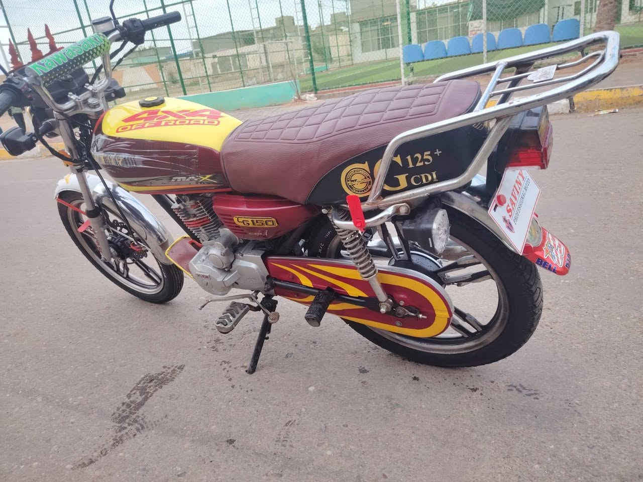 دراجه سيفان موديل 2021 اوراق منفيس
دراجه فول كله شغال مابي اي نقص 
السعر575 وبي مجال 
الاستفسار***********
المكان رمادي التاميم
