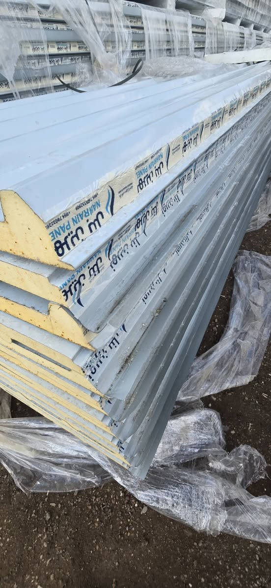 وصول حاويات سندويج 🔥 🔥 بنل جداري وسقفي درجه اولى السعار نار 🔥 جوه سوك العنوان بغداد الاتصال ***********
