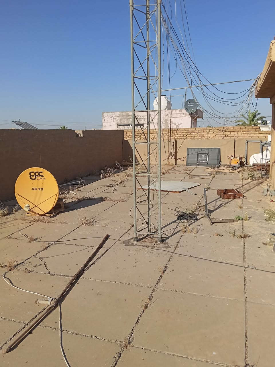 سلام عليكم 
عندي برج مال نت 
مشدود كامل للبيع
مكان انبار الفلوجه 
تفاصيل اتصل على هذه الرقم
***********
