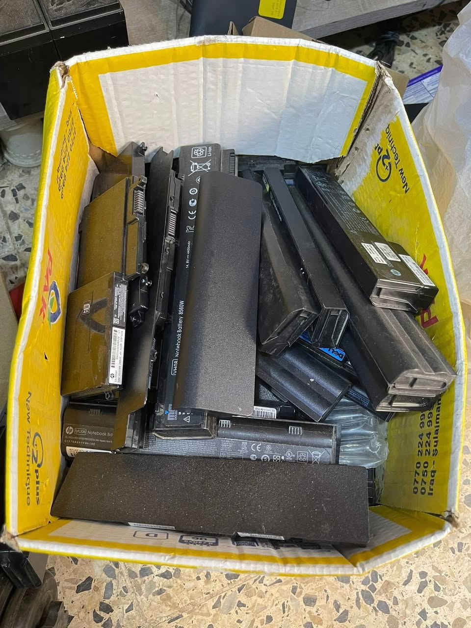 بطاريات لابتوب مستعملة سعر القطعه ١٥٠٠ دينار


**إذا كنت صاحب هذا الإعلان وتريد حذفه لأي سبب، رجاءا أرسل رسالة إلى الدعم الفني**