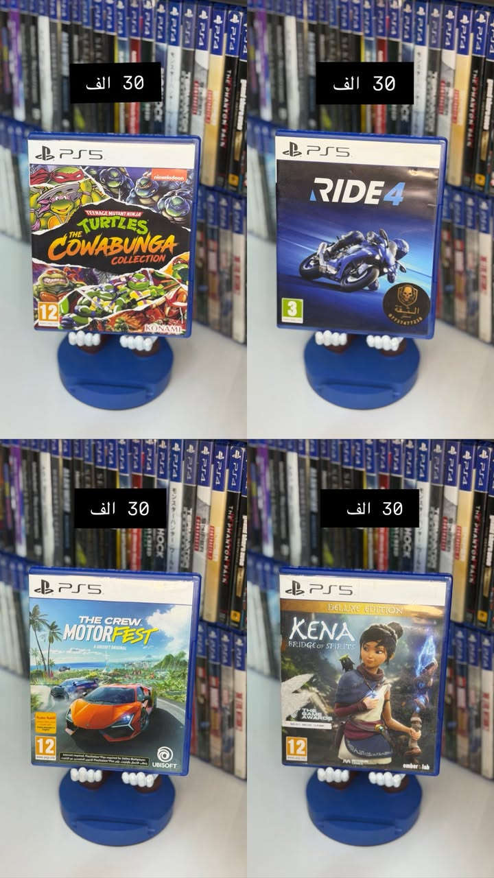 ✨ مستخدم اليوم — نظافة 100%
🔥 أقراص ps5 ps4 ps3 
  نادر ونظيف توصل إيدك مثل الذهب
🔁 عدنا بيع واستبدال
🎮واشتري أقراصك هم 
يعني تجيب قرصك القديم وتطلع بغيره 😎
🚚 توصيل سريع لكل المحافظات
📞 للحجز والاستفسار: ***********
متوفرات ب كميات  🔥🔥🔥

