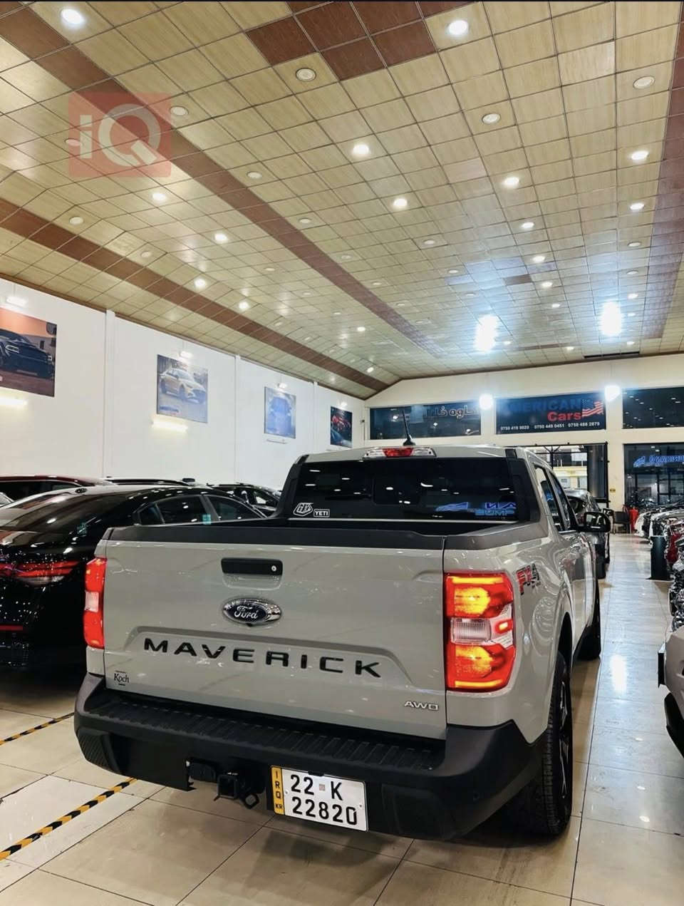 سلام عليكم

للبيع فورد مافريك موديل 2022 محرك 2000تيربو مواصفات لاريت معروفة بصمة كشن كهربائي  يعني فوول فوول مواصفات🔥

ماشية 33000KMالف 

 ضرر بس بونيد

سعر 180$ورقة وبيهة مجال

العنوان اربيل

رقم الهاتف /
0770 491 7780 ☎️
0750 052 2006☎️
 متوفر واتساب
