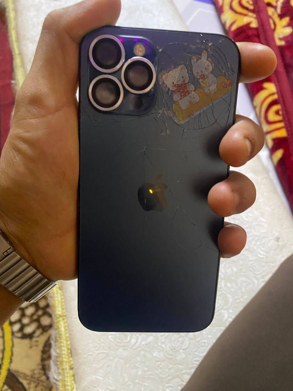 ايفون 12برو ماكس شرق اوسط ماستر AAA ذاكره 256 والبطاريه 100 مستبدله وشاشه 3خيارات مكاني بغداد حي الجهاد سعره 270 للستفسار ***********
