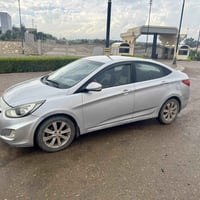 اكسنت موديل 2014 خليجي استلام شركه سياره على البلاد جديده مال بيت  محر...