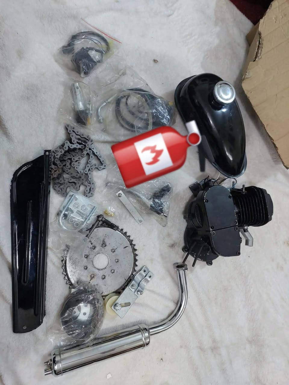 متوفر محرك باسكل يخلي الباسكل دراجة
مكان سوق الشيوخ جديد غير مستخدم 
مثل ما بل صورة 👇
السعر اذا كامل 130 
اذا على هاي الحطة 100


**إذا كنت صاحب هذا الإعلان وتريد حذفه لأي سبب، رجاءا أرسل رسالة إلى الدعم الفني**