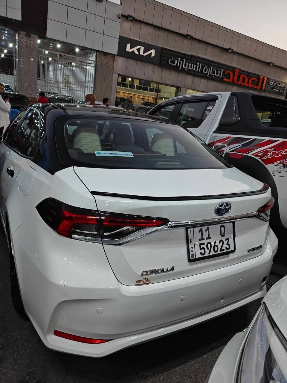 صباح الخير
كورلا هايبرد ساز 2024 
4 قطع صبغ بدون داوخل او حادث 
تاكسي دبي 
كير محرك مكفول 
محرك 2000 
شاشه كامره 
تحكم ستيرن 
حساس خلفي أمامي 
سويج تبريد أمامي خلفي 
رقم بغداد دولي باسمي تحويل مباشرة 
السعر 133 ورقه وبيها مجال 
اي استفسار 
*********** 
مكان بغداد البياع

