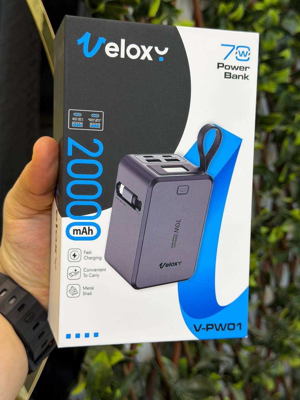 لاول مره في العراق 
العملاق البريطاني VELOXY وبضمان سنة كاملة 
شاحن طوارئ حجم 20,000mAh وبقدرة 70w يدعم شحن فائق السرعة 3.0 ( للاجهزه التي تدعم 3.0 )
اربع منافذ للشحن + كيبل تايب سي فيته
 

————————-

السعر  ٥٥  الف فقط

————————
توصيل كل العراق ٥ الأف 
————————-
للحجز او الاستفسار المراسله على الواتساب

***********

***********

————————-

العنوان شارع فلسطين مجاور الكوخ 
مكتب H&H
————————-
رابط جميع برامج التواصل 
https://heylink.me/hussein.handh/
————————-
رابط الانضمام لكروب الواتساب

https://chat.whatsapp.com/FvFJNN4B3DU3r8Zw96uhig?mode=gi_t

رابط الانضمام لقناة الواتساب

‏ https://whatsapp.com/channel/0029VbCZofYISTkPK9NW1729
