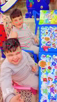 نشاط يدوي • روضة فراشة • الشعب المصطفئ