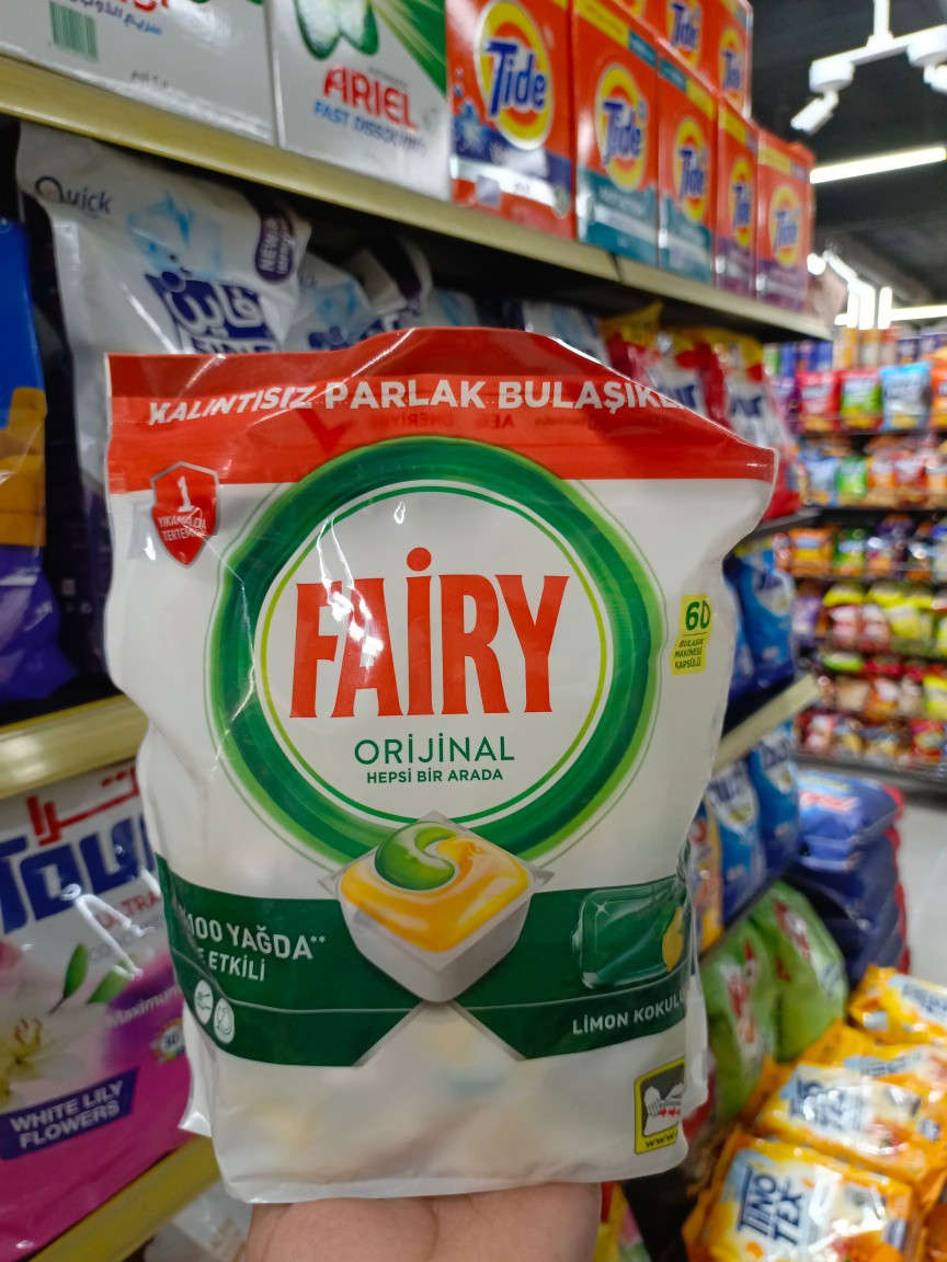 ✨ نظافة ولمعة بكل غسلة ✨
وصلت تشكيلة كبسولات الجلي من
Fairy
بأنواعها المختلفة 👌
🟢 Original
🟢 Platinum
🟢 Platinum Plus
💥 إزالة قوية للدهون
💥 لمعان بدون ترسبات
💥 عناية فائقة بغسالة الصحون
💥 روائح منعشة ونظافة تدوم
متوفرة الآن بأحجام متعددة وأسعار مناسبة 🔥
📍 العنوان: الانبار-عنه -المول الجديد 

خلي نظافة مطبخك علينا ✨


**إذا كنت صاحب هذا الإعلان وتريد حذفه لأي سبب، رجاءا أرسل رسالة إلى الدعم الفني**