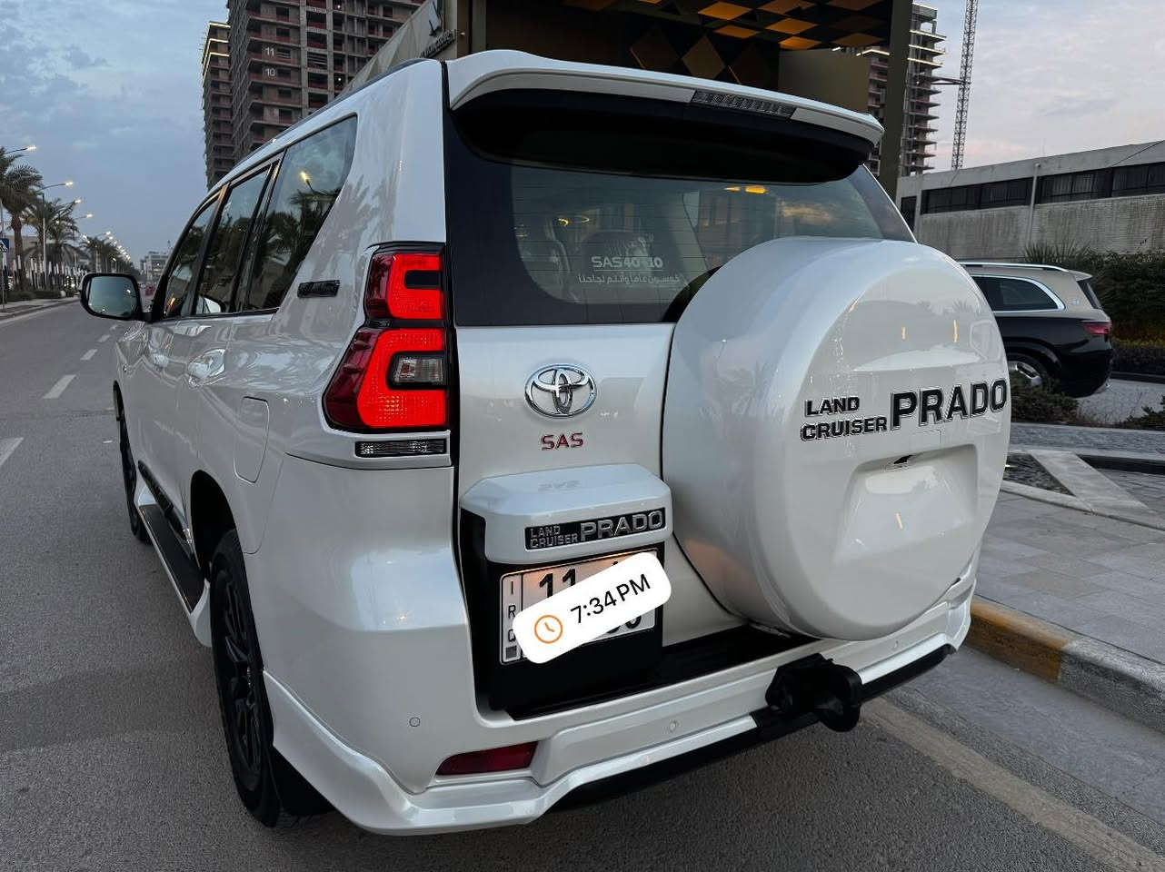 السلام عليكم
برادو vx ميدنايت موديل 2022 
ماشيه 15 الف كلم
السعر  49,500$ 
بغداد - ***********
