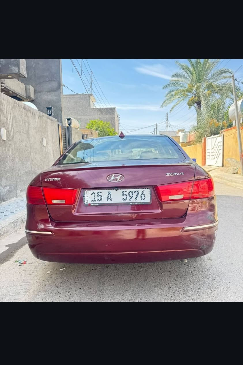 سوناتا موديل  2009
وارد امريكي
ضرر صبغ البنيد
وتبديل بابين بلاديات بدون ضرر داخلي
السعر 105
مكان السياره الفلوجه
رقم ***********
