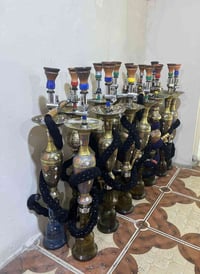 نراكيل طه للبيع مع الفناجين مع الشيش كاملة مكملةنظافةفول مامستعملة هوا...