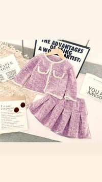 طقم بناتي • بهاري • مقاسات ١-٥ سنين