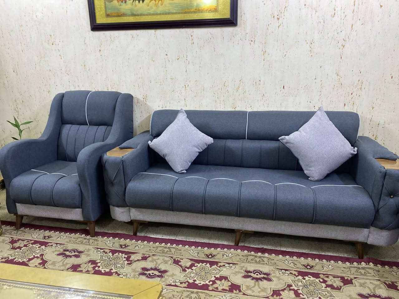 السلام عليكم عندي تخم قنفات جديد امانة الله بارحة اخذته حتى بجياسته 
مااريده بسبب مكان البيت ميوسع القنفات 
اخذته ب٧٠٠اريده ب٦٥٠وبي مجال


**إذا كنت صاحب هذا الإعلان وتريد حذفه لأي سبب، رجاءا أرسل رسالة إلى الدعم الفني**