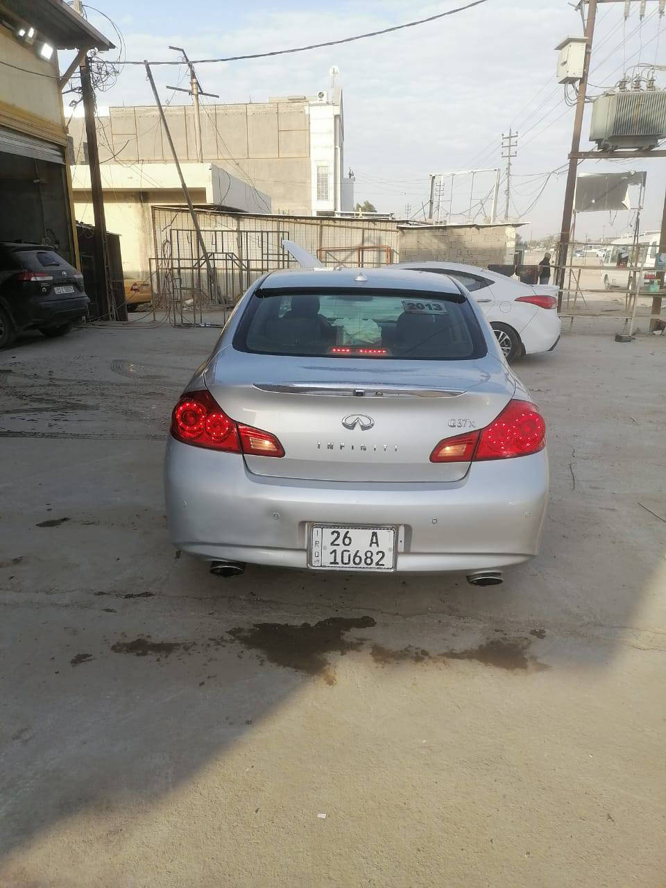 سلام عليكم انفنتي موديل 2013 كير ومحرك جدد هزه ورقم جدد دولي بسمي تحويل مباشر امبدل بيها ضفاير وعقول السعر 75 ورقه مكاني بغداد للاتصال ***********
