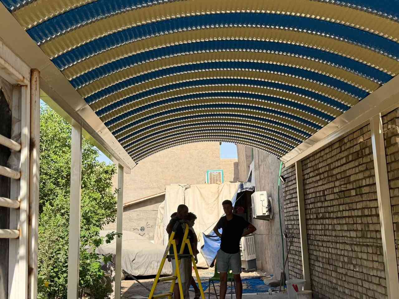 جانب من عملنا في الكرغوليه وتم انجاز السقيفه ونشكر كادر شركه الفرات ومن ألله التوفيق سعر المتر(23)
***********
***********
